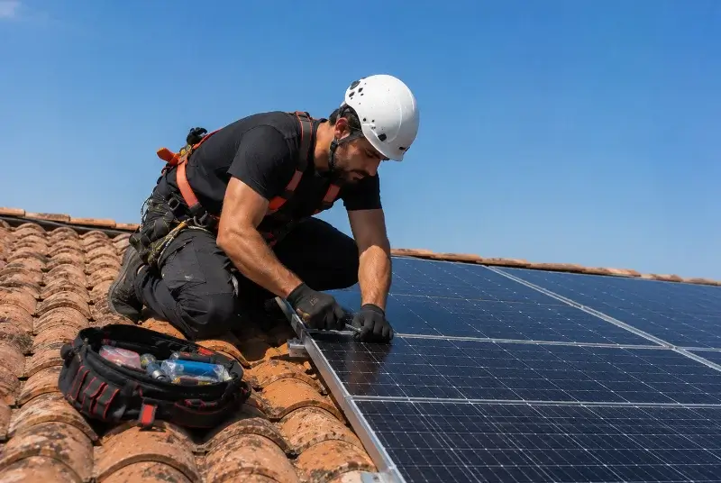 Maintenance et monitoring de panneaux solaires à Muttersholtz